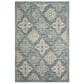 Safavieh Evoke EVK274C-5 5"1" x 7"6" Light Blue/Ivory Area Rug, , large