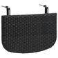 CorLiving Parksville Patio Balcony Table in Black, , large