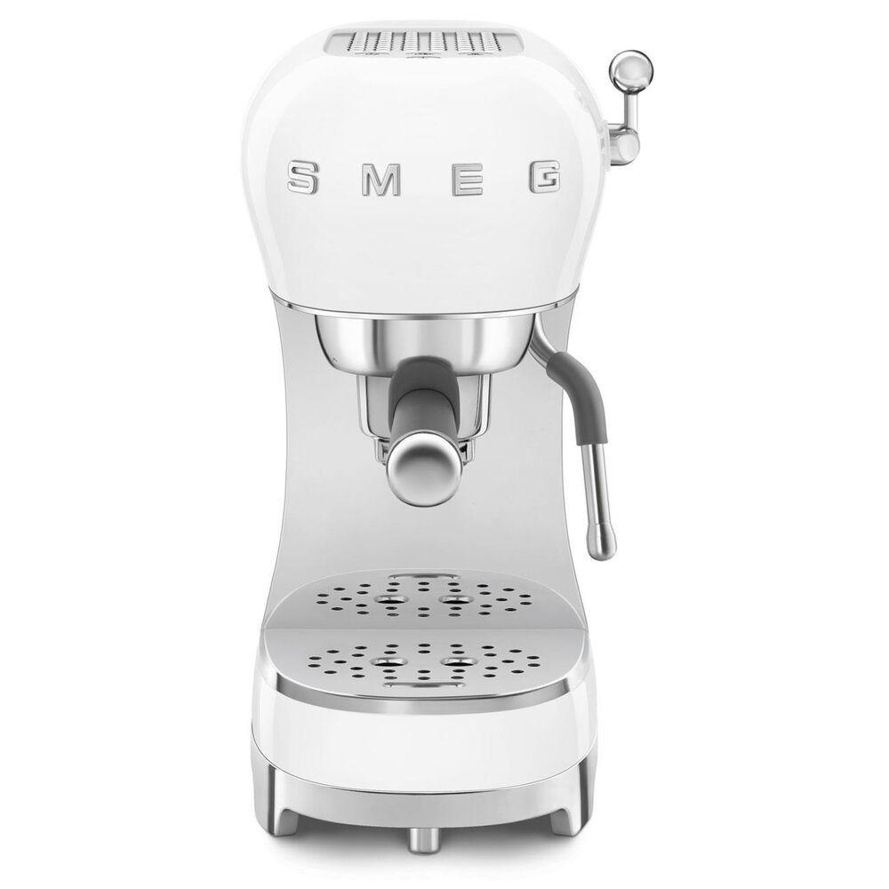 Smeg Espresso Manual Coffee Machine in White, , large