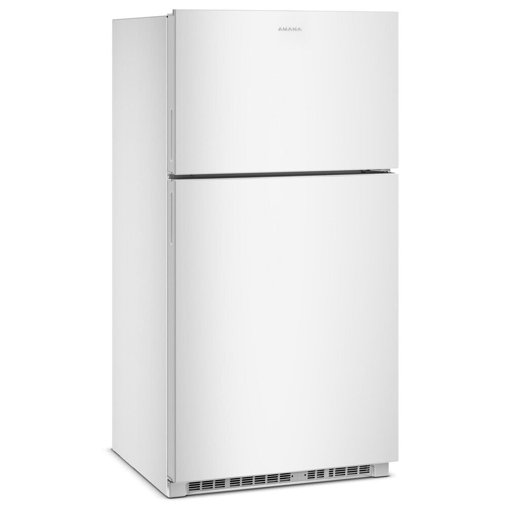 Amana 21 Cu. Ft. Top Freezer Refrigerator with Dual Crisper Drawers in White, , large