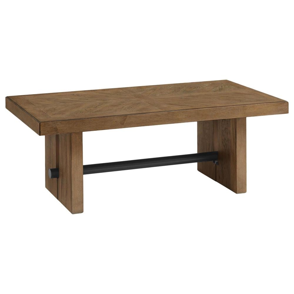 Hawthorne Furniture Landmark Coffee Table in Weathered Oak, , large