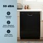 Amana 24" Built-In Dishwasher with Midnight Interior in Black, , large