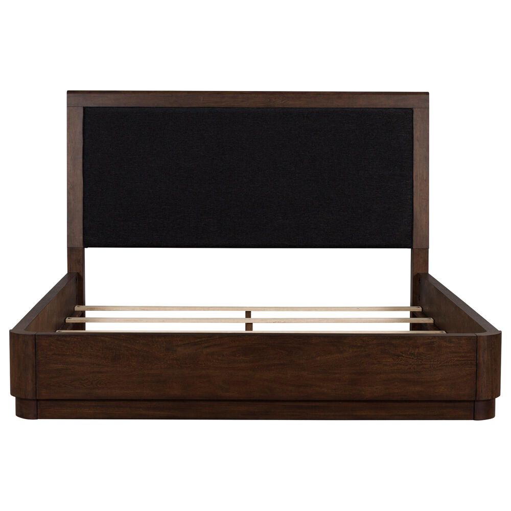 Millenium Dilenno Queen Panel Bed in Dark Brown with USB Ports, , large