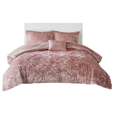 Hampton Park Felicia 4-Piece King/California King Comforter Set in Blush, , large