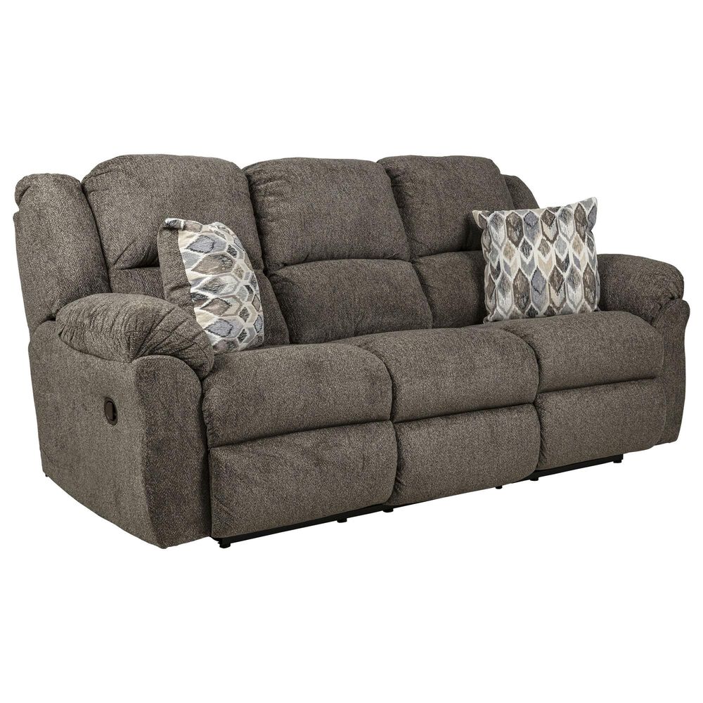 HomeStretch Newport Manual Reclining Sofa in Clove, , large