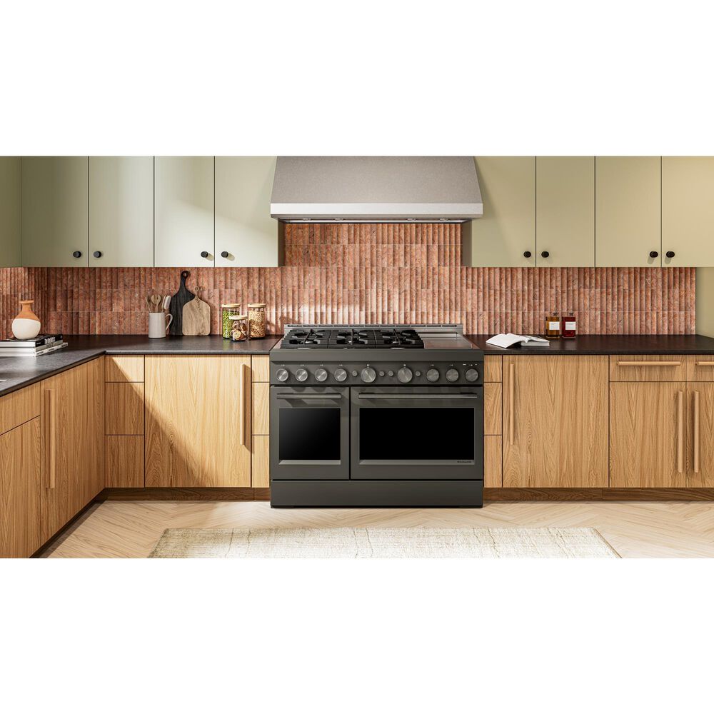 Whirlpool 6.3 Cu. Ft. Freestanding Gas Range with 6 Sealed Burners in Black Ore, , large