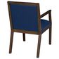 Regency Global Sourcing Regent WallGuard Guest and Reception Side Chair with Navy Blue Cushion in Neo Walnut, , large
