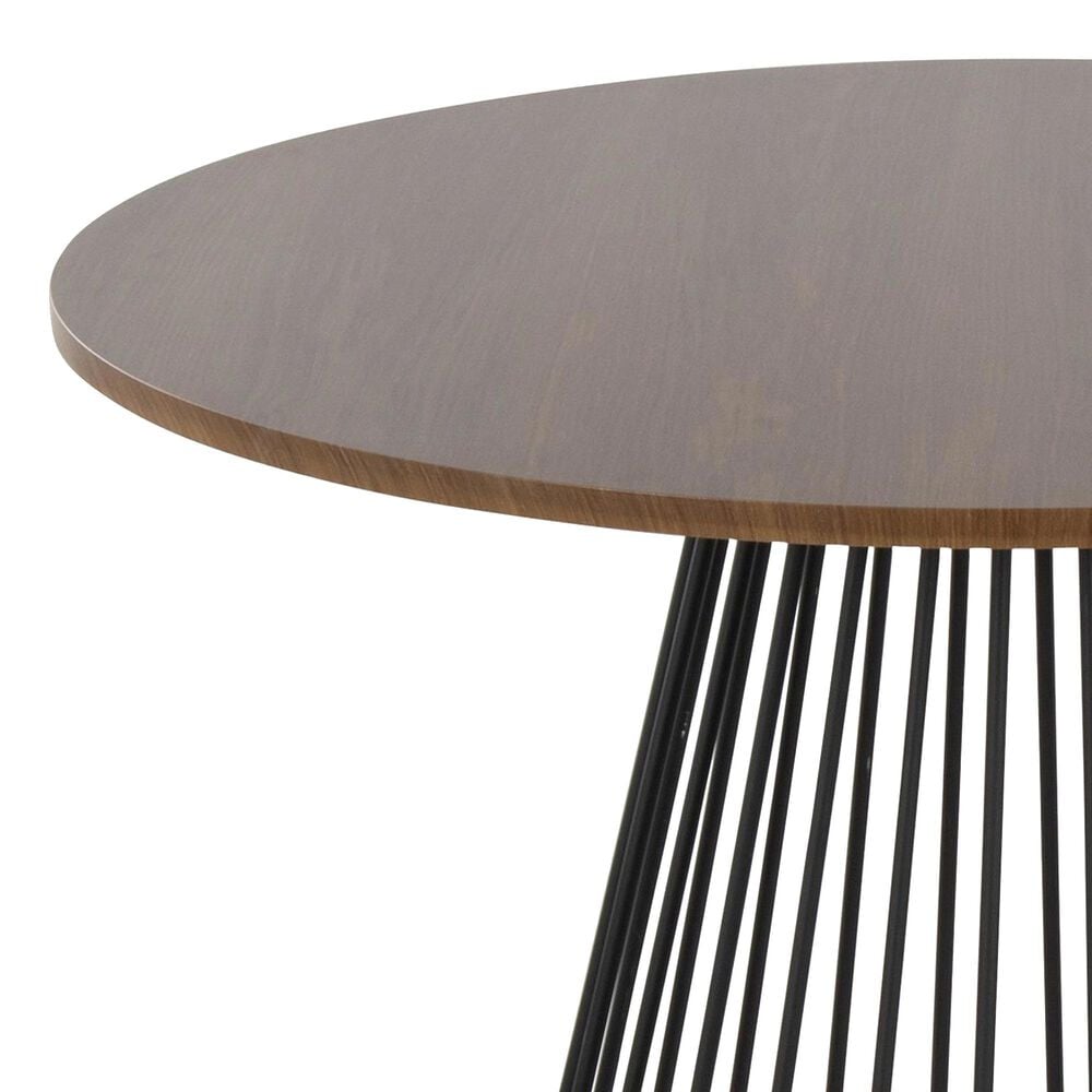 LumiSource Canary Dining Table in Black and Walnut - Table Only, , large