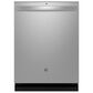 GE Appliances 2-Piece Kitchen Package with 25.1 Cu. Ft. Side-By-Side Refrigerator and Integrated Dishwasher in Fingerprint Resistant Stainless, , large