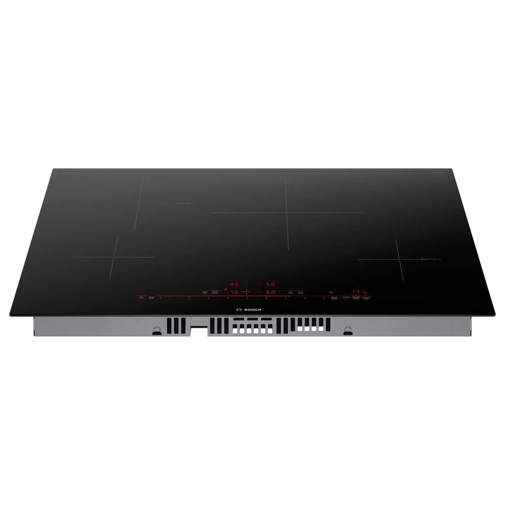 Bosch 800 Series 2-Piece Kitchen Package with Stainless Steel 30&quot; Double Electric Wall Oven and 30&quot; Black Induction Cooktop, , large