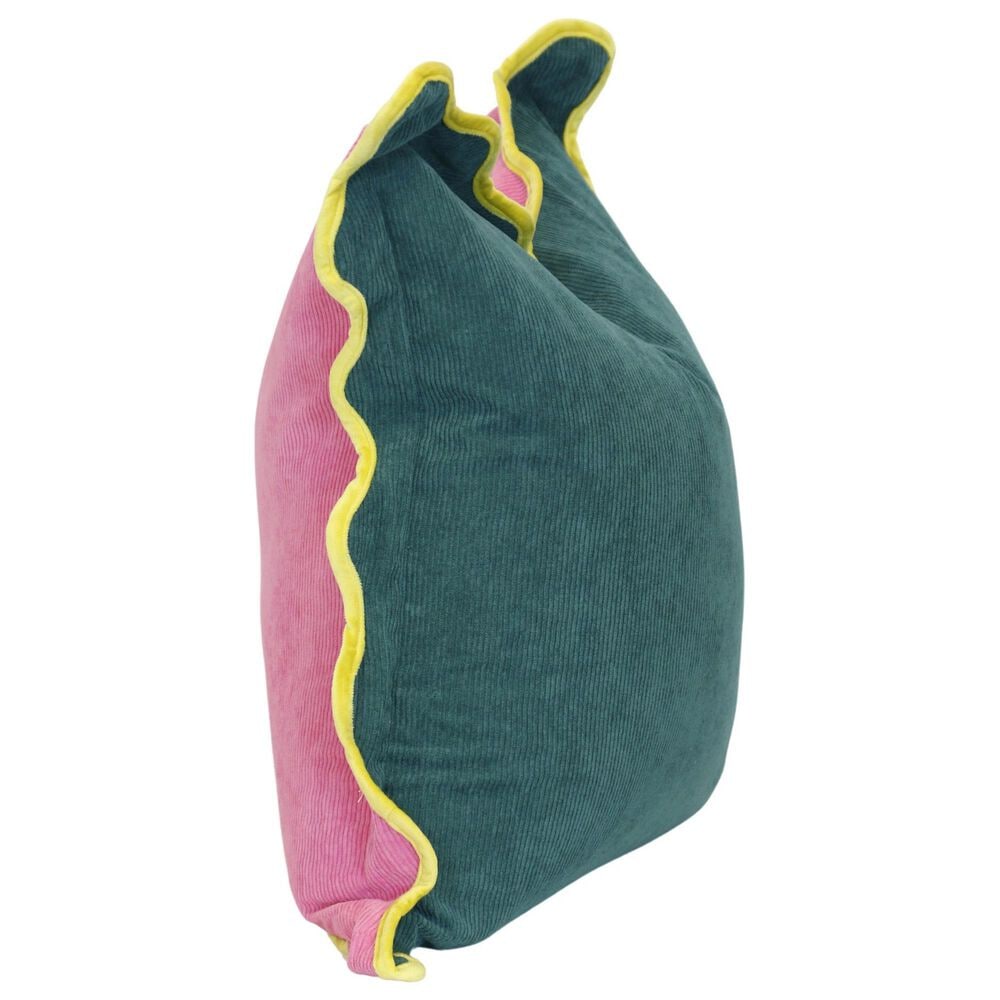 Flair Industries 22&quot; Square Throw Pillow in Green, , large
