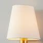 Corbett Lighting Aden 1-Light Wall Sconce in Vintage Brass and Black Marble, , large