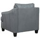 Ashley Genoa Oversized Chair in Steel, , large