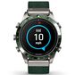Garmin MARQ 2 Golfer AMOLED Smartwatch Silver Grade 5 Titanium Bezel Case with Green Nylon Band, , large