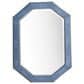 James Martin Tangent Mirror in Silver and Delft Blue, , large