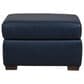 American Leather Camryn Leather Stationary Sofa in Bison Deep Blue, , large
