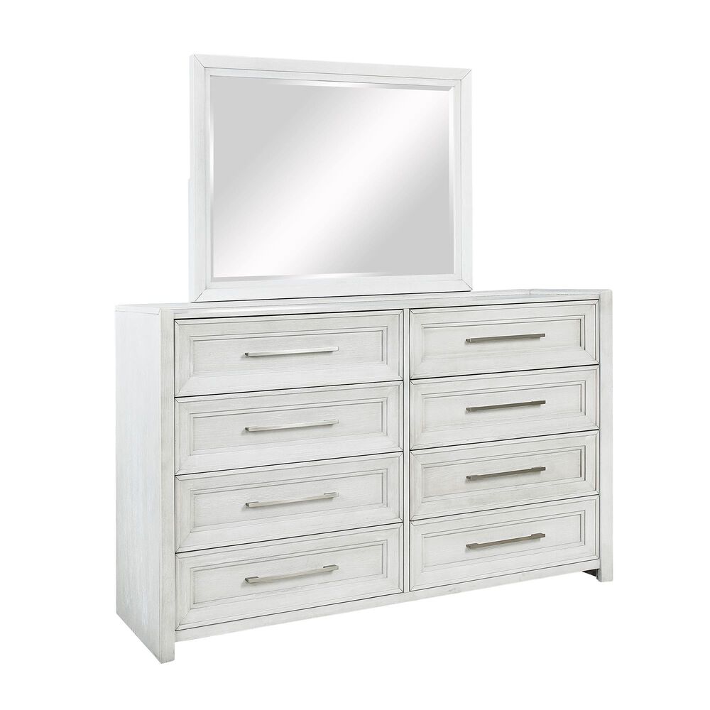 Sasha Lee 4-Piece Queen Storage Bedroom Set in Brushed White, , large