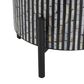 Maple and Jade Handmade Mosaic Inlay Geometric Accent End Table in Multicolored, , large