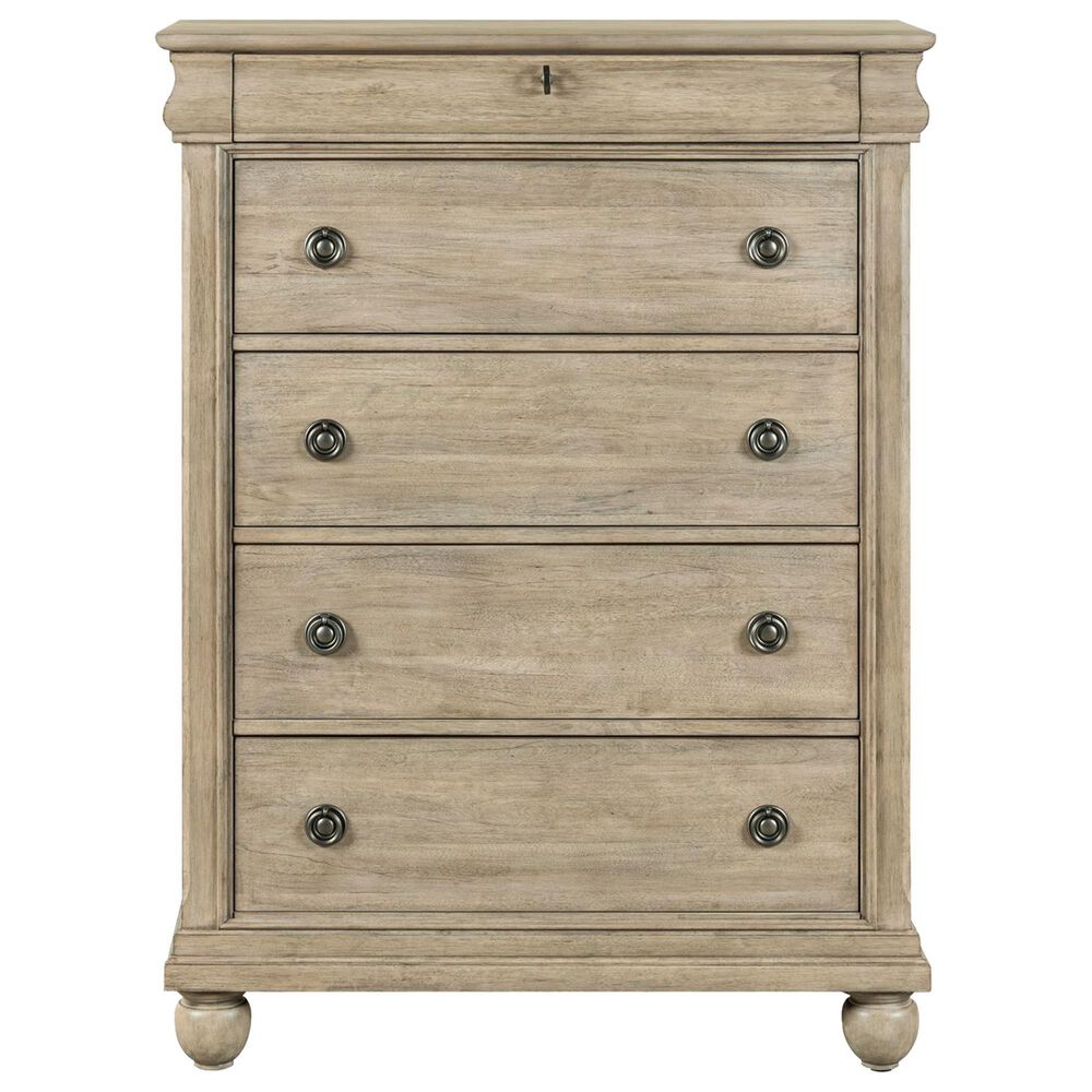 Belle Furnishings Rustic Traditions 5-Piece Queen Sleigh Bedroom Set in Saddle Tan, , large
