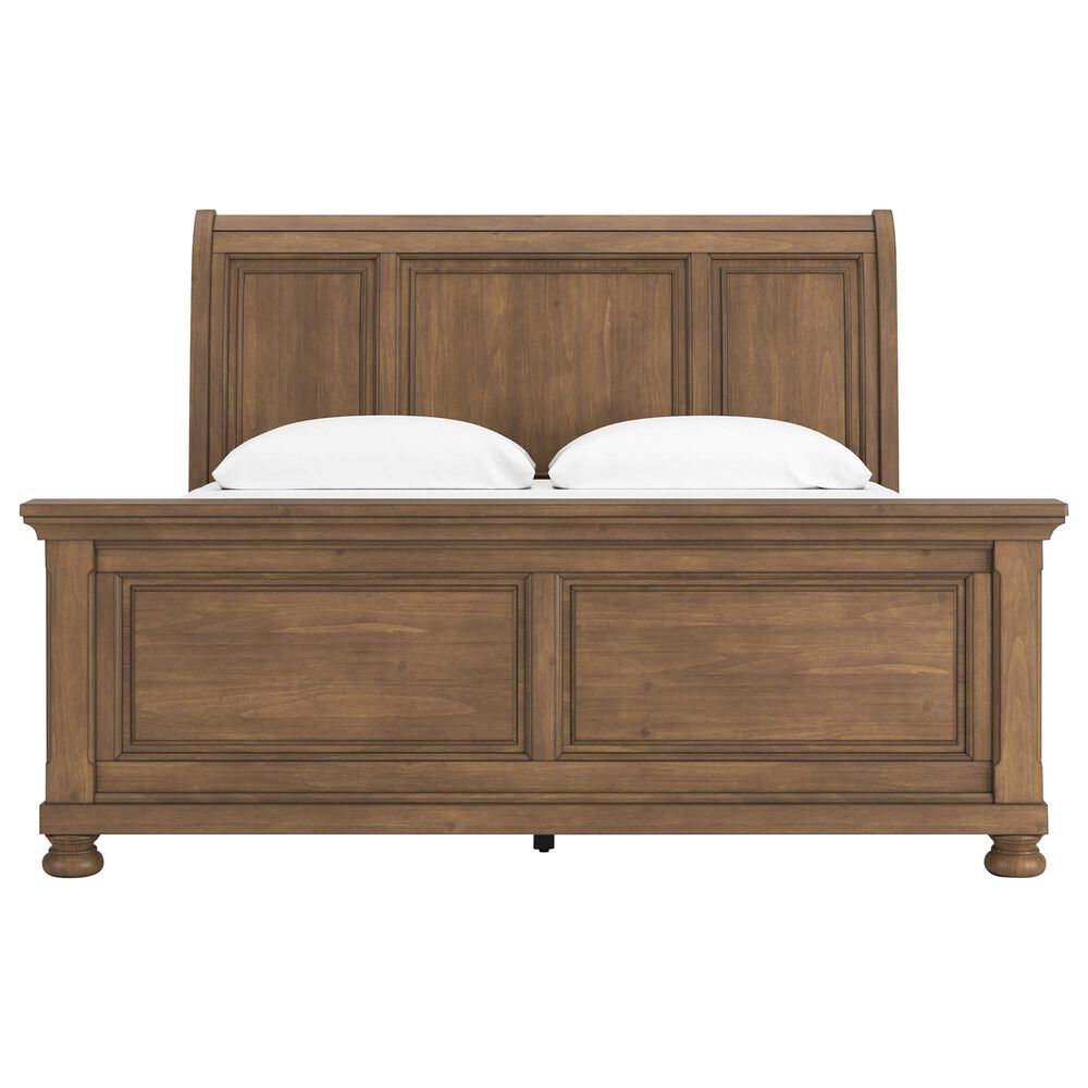 Ashley Feddinger King Sleigh Bed in Chestnut Brown, , large