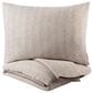 Surya Cameron 3-Piece Full/Queen Duvet Set in Cream and Tan, , large