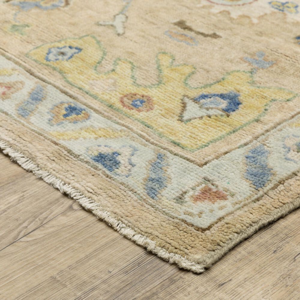 Oriental Weavers Palace Beige and Blue 8&#39; x 10&#39; Area Rug, , large