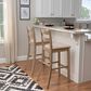 Linon Home Decor Torino Soho Bar Stool in Grey Wash, , large