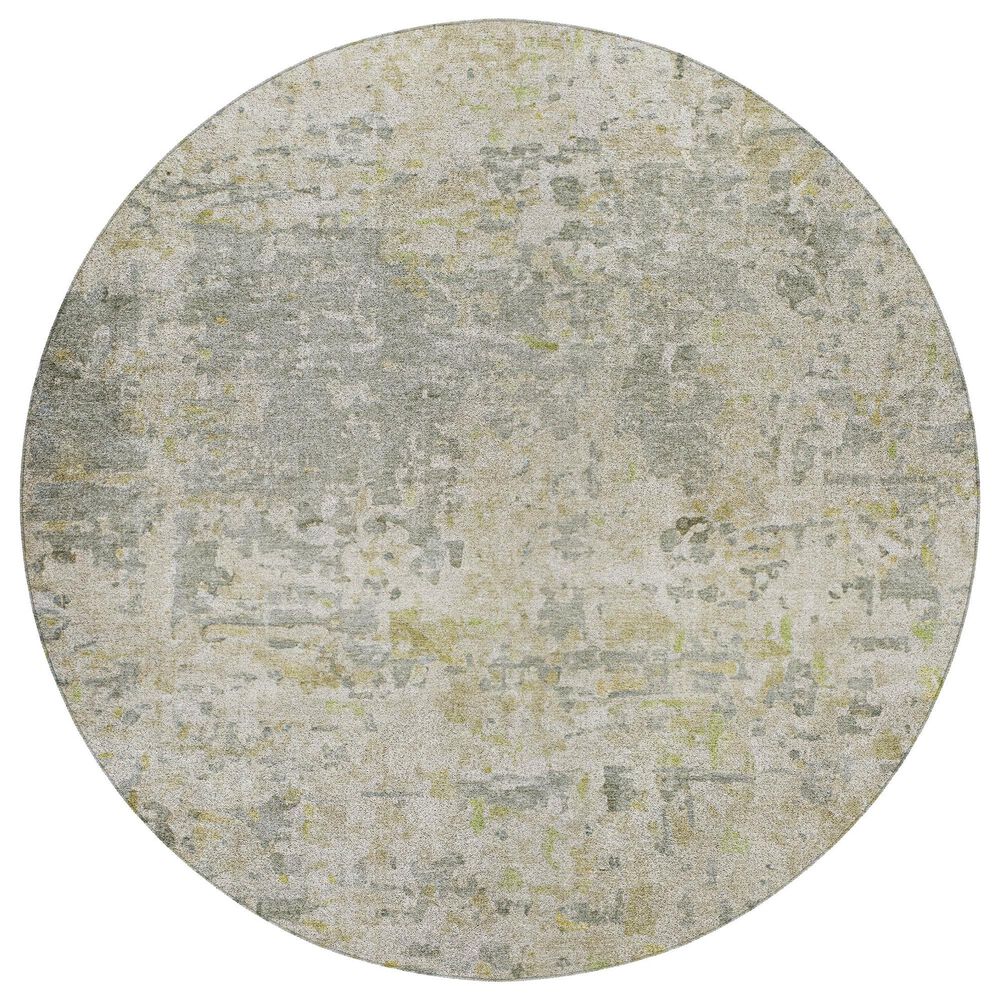 Dalyn Rug Company Kochi KC6 Sage 8" Round Area Rug, , large