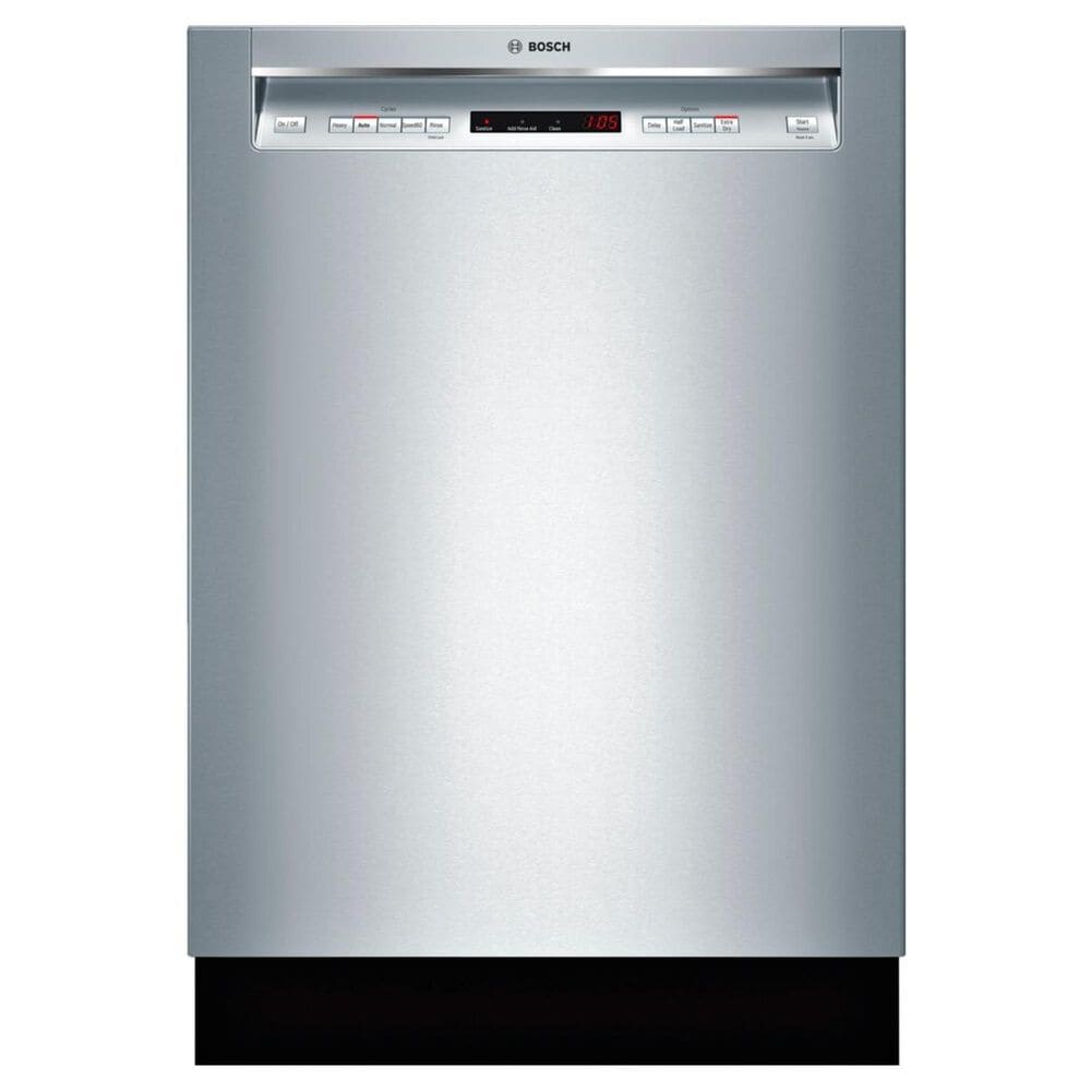 Bosch 24" Recessed Handle Built-In Dishwasher 300 Series in Stainless Steel, , large