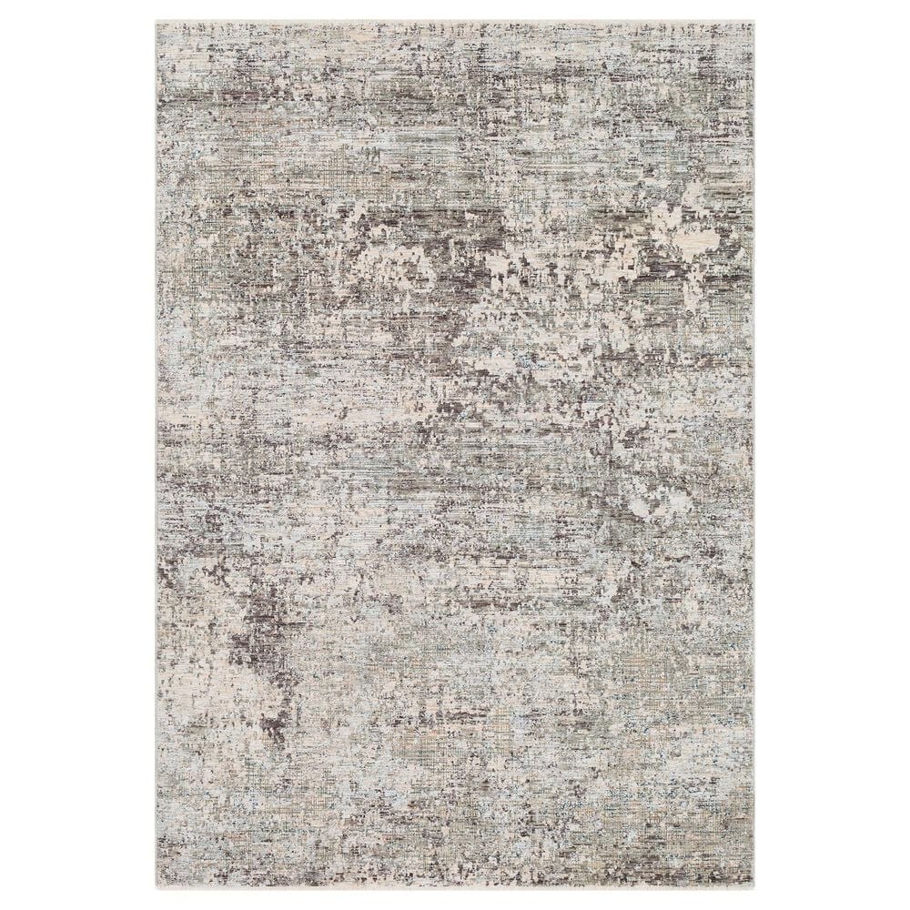 Surya Presidential PDT-2303 2" x 3"3" Blue, Gray and Orange Scatter Rug, , large