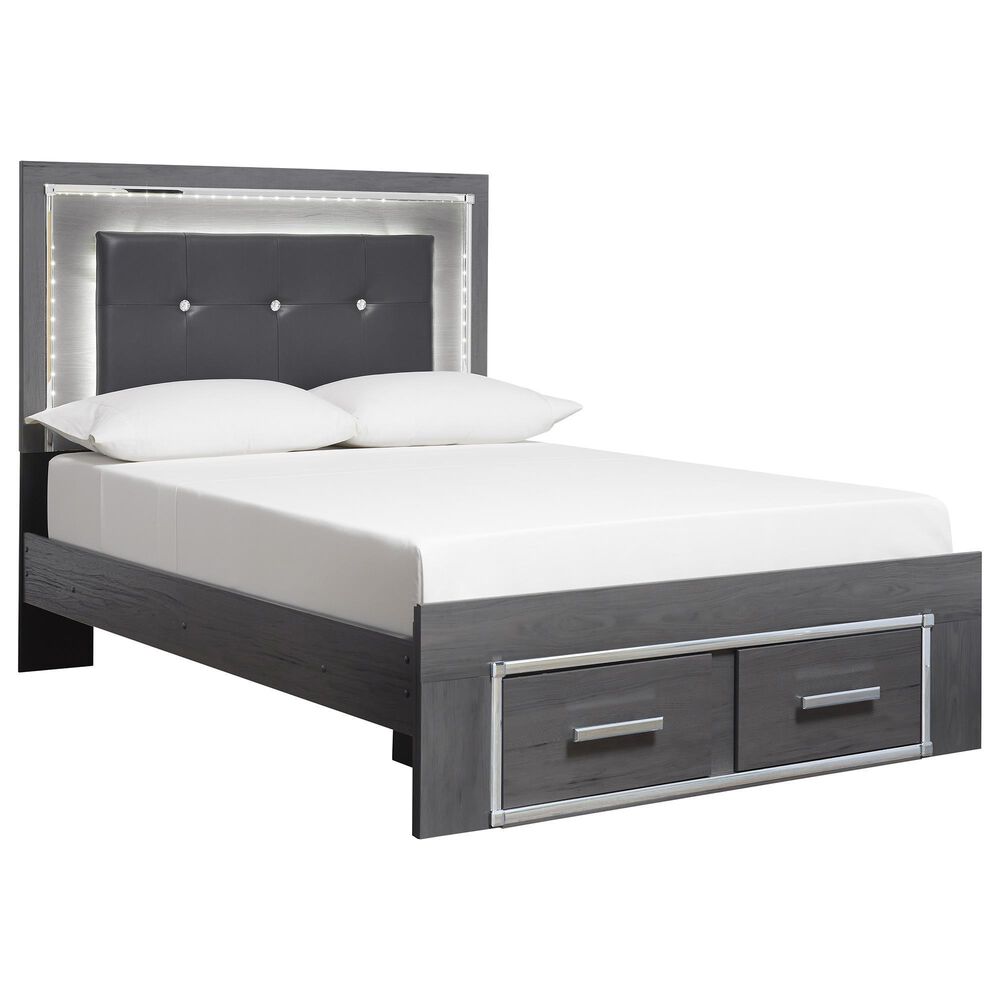 Ashley Lodanna Full Storage Bed in Gray, , large