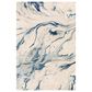 Surya Kavita 6" x 9" Navy, Denim, Gray and Light Beige Area Rug, , large