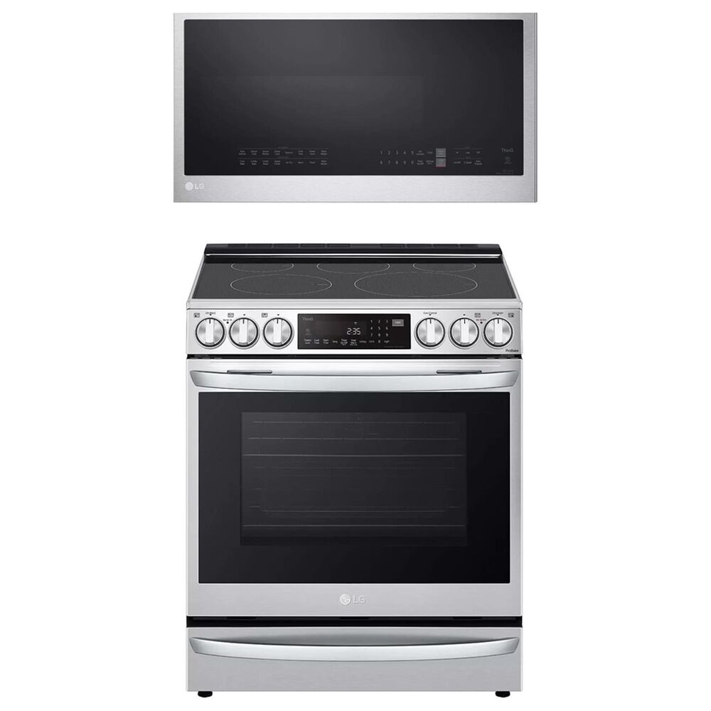 LG 2Piece Kitchen Package with 6.3 Cu. Ft. Electric SlideIn Range and