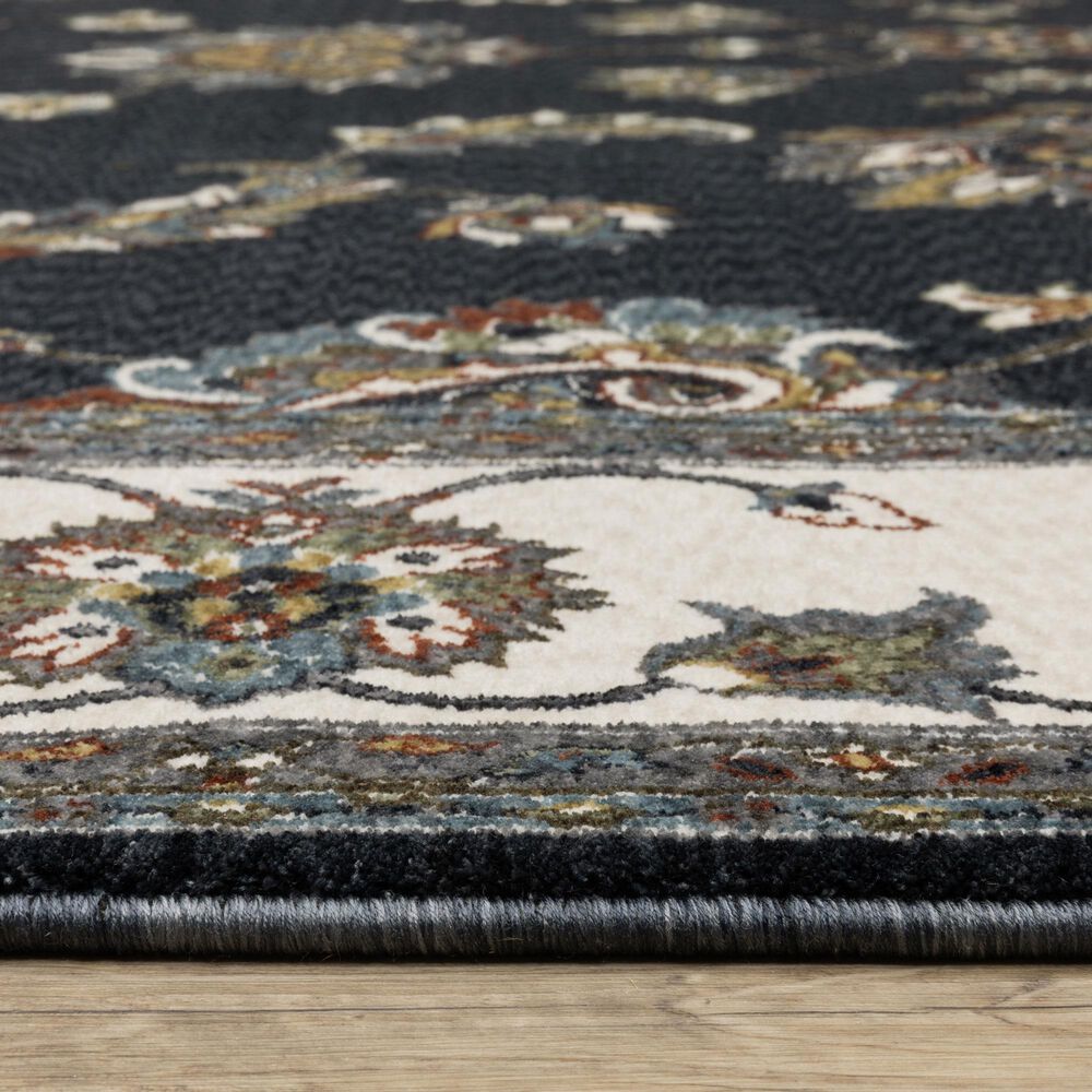 Oriental Weavers Vivian VI01B Blue 3'10" x 5'5" Area Rug, , large