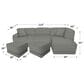 England Inc. Cole 4-Piece Sectional in Domain Dove, , large