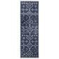 Safavieh Adirondack ADR208N 2"6" x 8" Navy and Silver Runner, , large