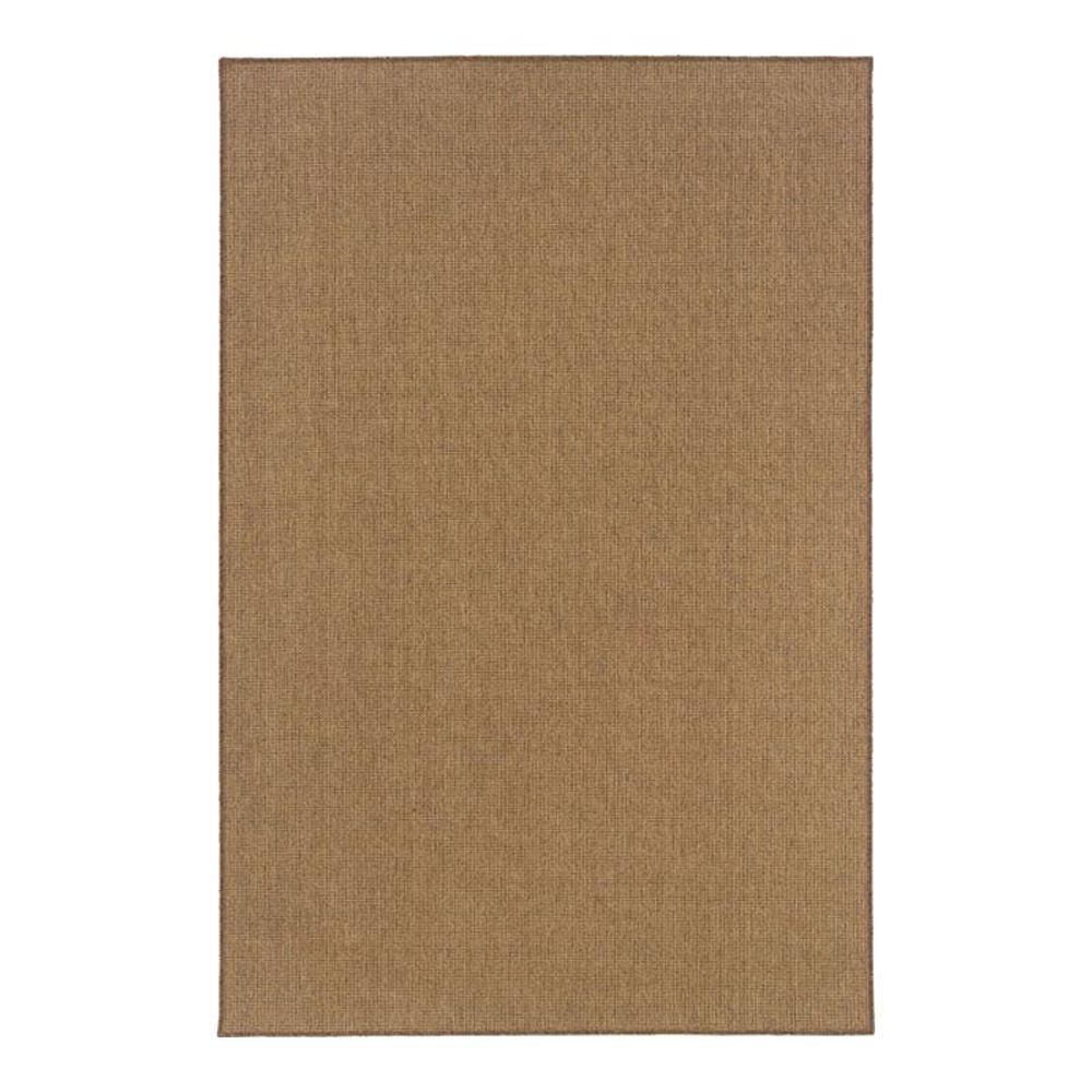 Oriental Weavers Karavia 2068X 3"7" x 5"6" Tan Area Rug, , large