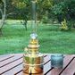 Timberlake 13" Oil Table Lamp in Antique Brass, , large