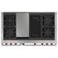Wolf Appliances 7.8 Cu. Ft. Natural Gas Range with 6 Burners and Infrared Charbroiler in White, , large