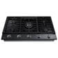 Samsung 2-Piece Kitchen Package with Stainless Steel 30" Single Wall Oven and Black Stainless Steel 36" Gas Cooktop, , large