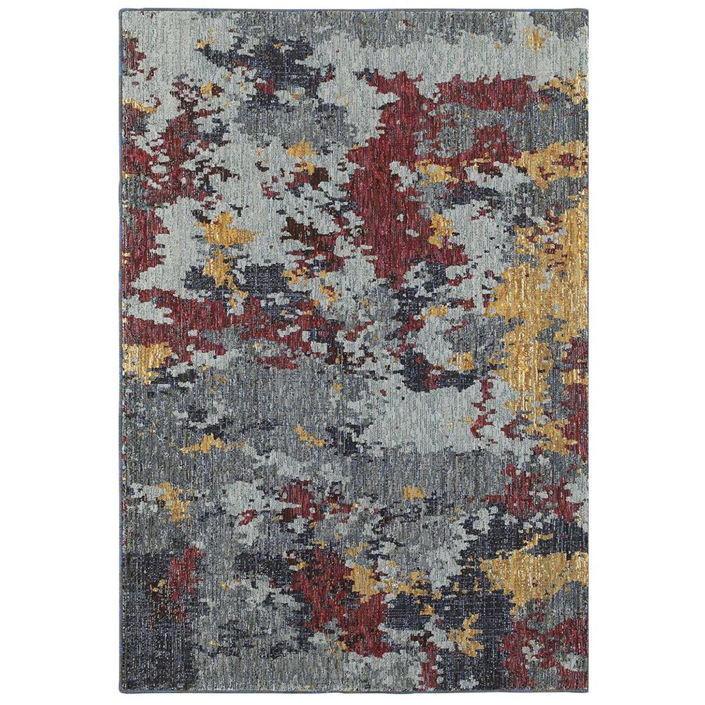Oriental Weavers Evolution 8036C 8"6" x 11"7" Blue Area Rug, , large