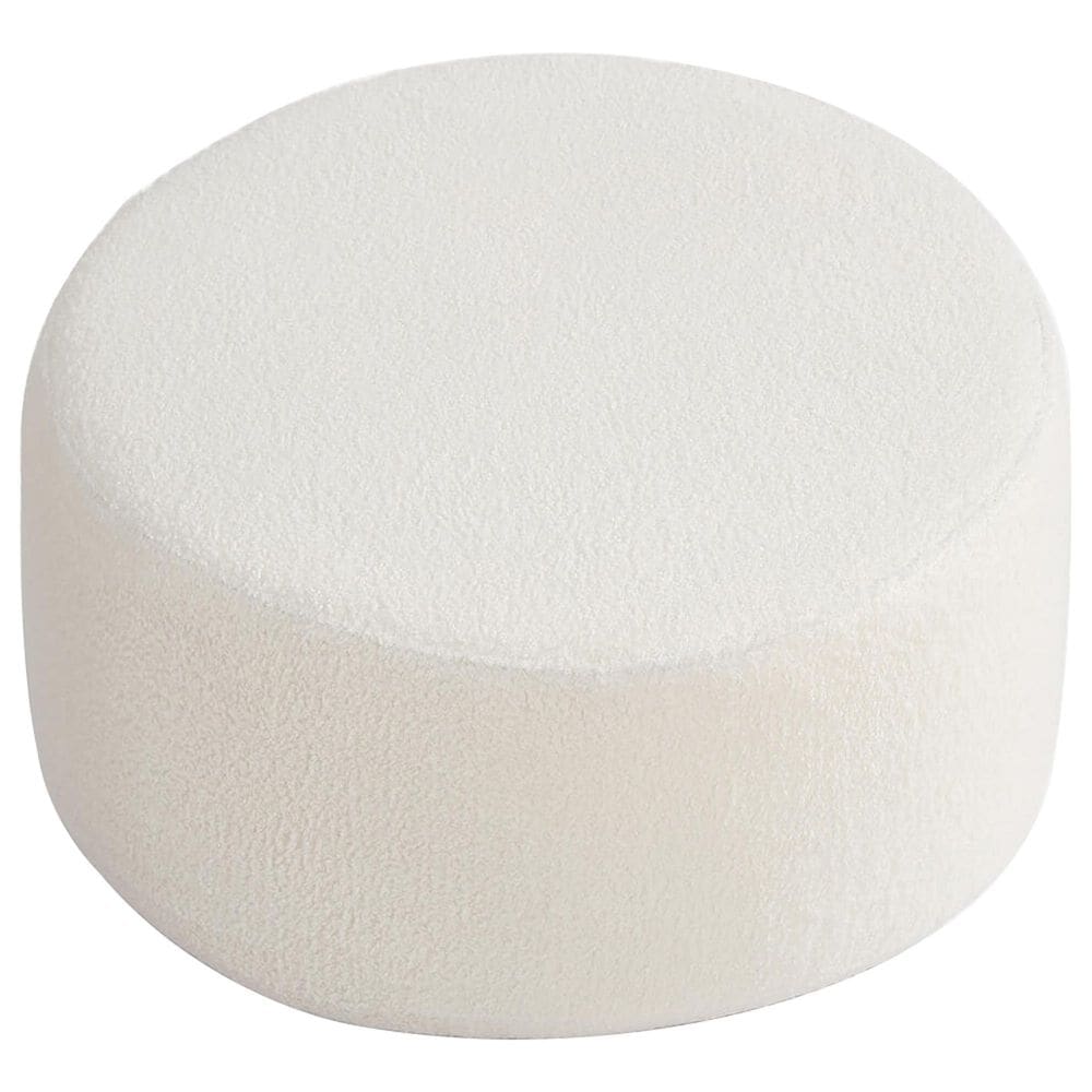 Sunday Citizen Rowan Ottoman in White, , large
