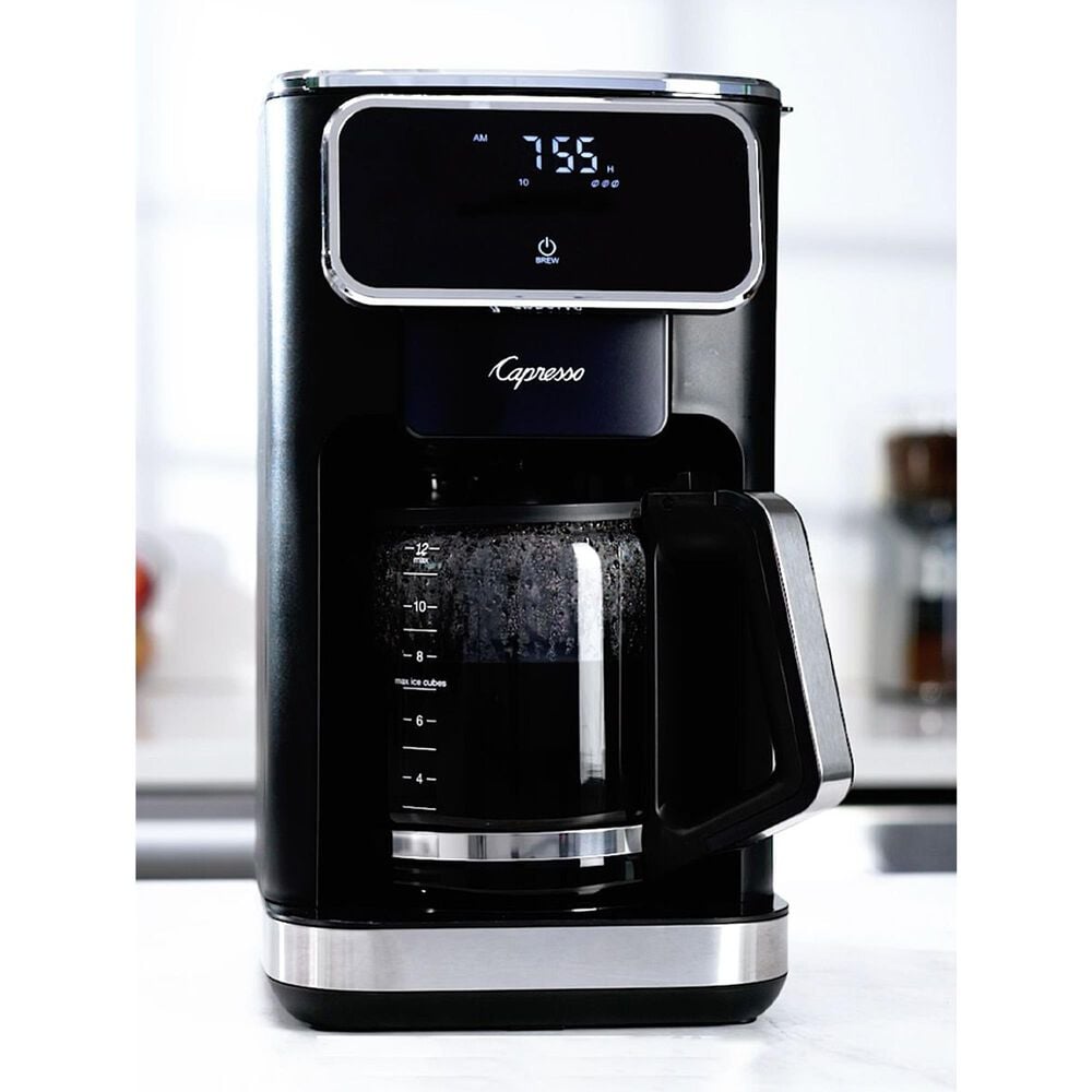 Jura 12-Cup Replacement Carafe with Lid for Model 496.01 in Black, , large