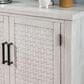 Linon Home Decor Malcolm 2-Door Accent Cabinet in Pebble Grey, , large