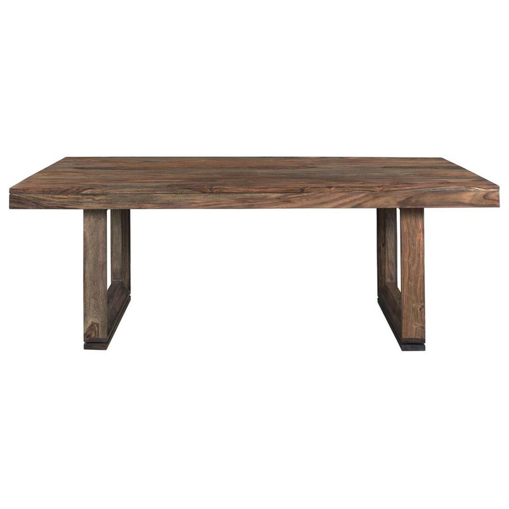 Linon Home Decor Brownstone 7-Piece Rectangular Dining Set in Nut Brown, , large