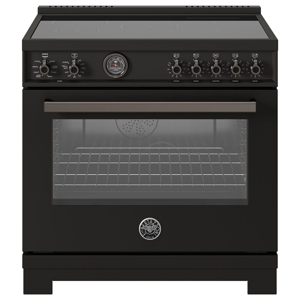 Bertazzoni Professional 5.7 Cu.Ft. Induction Range with Convection and Self-Cleaning in Carbonio, , large