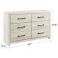 Signature Design by Ashley Cambeck 6 Drawer Dresser in Whitewash, , large