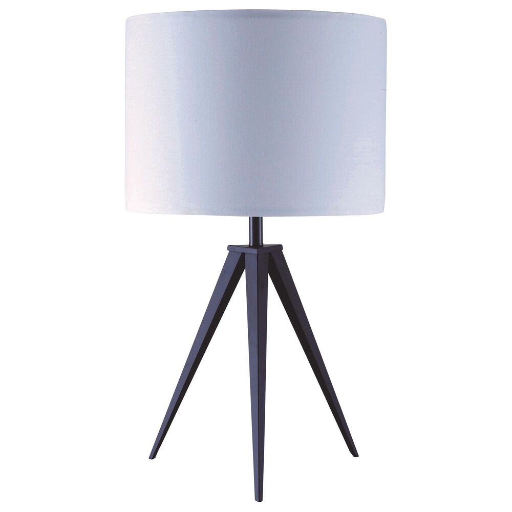 Gunnison Co. Glynn Table Lamp in White and Black, , large