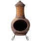 Alfresco Home Large Girasole Chiminea in Tierra Naranja, , large