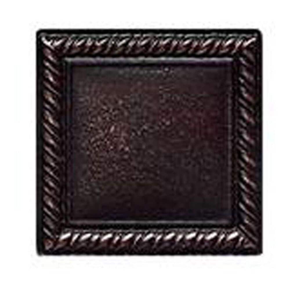 Dal-Tile Ion Metals Oil Rubbed Bronze 2" x 2" Rope Decorative Tile, , large